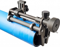 Использование устройства для снятия оксидного слоя пэ труб Gas Fusion УСО-800 Использование устройства для снятия оксидного слоя пэ труб Gas Fusion УСО-800